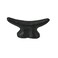 Zeckos Set of 6 Matte Black Cast Iron Boat Cleat Drawer Pulls 25 Inches Long Decorative Nautical Cabinet Knobs for A Stylish Coastal Accent to Your Home Decor