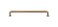 Top Knobs TK327HB Reeded Appliance Pull 12 Honey Bronze Chareau Collection