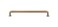 Top Knobs TK327HB Reeded Appliance Pull 12 Honey Bronze Chareau Collection