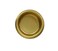 QCAA Solid Brass Finger Pull 34 Polish Brass 12 Pack
