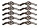 Midwest Craft House 10 Cast Iron Drawer Pulls Texas Western Star Pulls