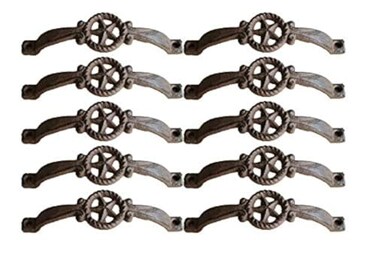 Midwest Craft House 10 Cast Iron Drawer Pulls Texas Western Star Pulls