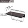 Jetland Cabinets Drawers Edge Pulls 10Pack 4 Overall Length White Concealed Tab Pulls for Kitchen Garage Cabinet Drawers PW5018W76