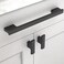 Asidrama 10 Pack 7 Inch177mm Matte Black Cabinet Pulls Kitchen Cabinet Handles Black Cabinet Pulls Cabinet Hardware for Cupboard Drawer