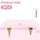 Risbay Crystal Glass Drawer Pulls Double Hole Crystal Handle Brass Base Crystal Cabinet Handle Pulls Hole Distance 96mm378 for Cabinets and Dressers Screw Included 2PCSPink and Golden