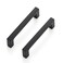 Ravinte 10 Pack 312 inch Hole Centers Matte Black Cabinet Pulls Kitchen Cabinet Handles Solid Drawer Pulls Kitchen Cabinet Hardware Kitchen Zinc Alloy Drawer Handle Square Bar Cabinet Drawer Handles