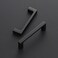 Ravinte 10 Pack 312 inch Hole Centers Matte Black Cabinet Pulls Kitchen Cabinet Handles Solid Drawer Pulls Kitchen Cabinet Hardware Kitchen Zinc Alloy Drawer Handle Square Bar Cabinet Drawer Handles