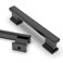 Asidrama 15 Pack 375 Inch96mm Matte Black Kitchen Cabinet Handles Cabinet Pulls Kitchen Cabinet Hardware for Cupboard Drawer Pulls