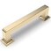 Amerdeco 10 Pack Brushed Brass Cabinet Pulls 334 Inch96MM Hole Centers Kitchen Cabinet Handles Cabinets Hardware Kitchen Handles for Cabinets Cupboard Handles Drawer Pulls ZH0019