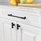 Asidrama 6 Pack 75 Inch192mm Matte Black Kitchen Cabinet Handles Cabinet Pulls Kitchen Cabinet Hardware for Cupboard Drawer Pulls