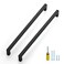 Ravinte 10 Pack Black Cabinet Pulls 1235 Inch Square Cabinet Handles Matte Black Kitchen Hardware for Cabinet Drawer Pulls Come with Screwdriver