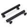 Hickory Hardware 1 Pack Solid Core Kitchen Cabinet Pulls Luxury Cabinet Handles Hardware for Doors Dresser Drawers 5116 Inch 128mm Hole Center Matte Black Woodward Collection