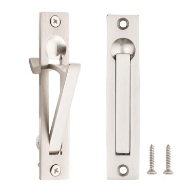 Dontay 5 Pack Pocket Door HandlesStainless Steel 304 Edge PullsHidden Handle HardwareFlush Mount Sliding Doors Pull for Bathroom CabinetsDrawers5Satin Nickel