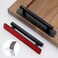 Westablize 12 Pack 5 Inch 128 mm SelfAdhesive Matte Black Barrel Knurled Cabinet Handles with Base Plate Aluminum Cabinet Pulls for Sliding Door Charcuterie Board Drawer Handles DrillPunch Free
