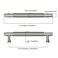 Asidrama 10 Pack 5 Inch128mm Brushed Satin Nickel Kitchen Cabinet Pulls Cabinet Pulls Kitchen Cabinet Hardware for Cupboard Drawer Pulls