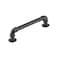Rok 10 Pack Hardware Matte Black Industrial Pipe Style 5132 128mm Center 6 Inch Length Black Kitchen Hardware for Cabinets Farmhouse Hardware Kitchen PullHandle P9022128MB