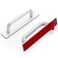 Ravinte Decor 12 Pack Adhesive Handles Self Stick Instant Cabinet Handles 583 Stick on Cabinet Handles Drawer Push Pull Handles Helper Sliding Screen Door Handles for Sliding Closet Window Wardrobe Si