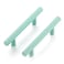 Ravinte 30 Pack 5 Inch Cabinet Pulls Green Stainless Steel Kitchen Drawer Pulls Cabinet Handles 5 InchLength 3 Inch Hole Center