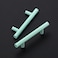 Ravinte 30 Pack 5 Inch Cabinet Pulls Green Stainless Steel Kitchen Drawer Pulls Cabinet Handles 5 InchLength 3 Inch Hole Center