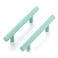 Ravinte 30 Pack 5 Inch Cabinet Pulls Green Stainless Steel Kitchen Drawer Pulls Cabinet Handles 5 InchLength 3 Inch Hole Center