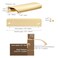 Malimali 5 Pack Gold Edge Finger Pulls for Cabinets 472 Kitchen Cabinet Pulls Handles Drawer Pulls Modern Aluminum Concealed Tab Pulls for Closet Door Brushed Brass