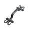 khtumeware 10 Pack Rustic Black Cabinet Pulls 334 Hole Center Hammered Vintage Kitchen Cabinet Handles Hardware for Dresser Drawers Antique Black Refined Rustic Collection