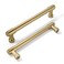 khtumeware 6 Pack Brushed Brass Cabinet Pulls 6 Inch152MM Hole Centers Kitchen Brushed Gold Cabinet Handles Cabinet Hardware Kitchen Handles for Cabinets Cupboard Handles Drawer Pulls