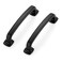 Ravinte Decor 5 Pack Arch Cabinet Pulls 334 Inch Black Drawer Handles for Kitchen Dresser Cabinet Doors Curved Solid Hardware