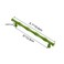 AchNau 10pcs Cabinet Handles Hole Centers 5Bamboo Shape Kitchen Cupboard Dresser Closet Drawer Door Pulls Green