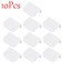 LC LICTOP Curved Edge Pull Handles 197 Inch Edge Finger Tab Handle for Caibnets Drawer Closet Door Wardrobe Cupboard 126 Inch Hole Spacing 10 Pcs White Edge Pulls