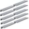 LC LICTOP Rouned Edge Pull Handle for Cabinets 787 Inch Aluminum Alloy Finger Tab Pulls Concealed Drawer Pull for Kitchen Dresser Wardrobe 63 Inch Hole Spacing 10Pcs Chrome Plated Edge Pulls