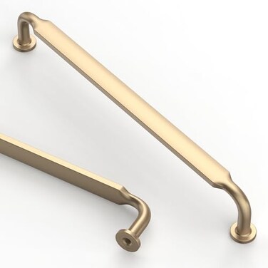 Asidrama 10 Pack 75 Inch192mm Brushed Brass Kitchen Cabinet Handles Cabinet Pulls Kitchen Cabinet Hardware for Cupboard Drawer Pulls