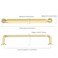 Asidrama 10 Pack 5 Inch128mm Brushed Gold Kitchen Cabinet Handles Cabinet Pulls Kitchen Cabinet Hardware for Cupboard Drawer Pulls