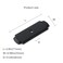 khtumeware 10 Pack Backplate for Cabinet Knobs Matte Black Cabinet Hardware Knob BackplateBack Plate