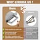 Loodmeo 6Inch Pocket Door Hardware Set Complete 304 Stainless Steel Kit with PopOut Ring Pocket Door Handle Edge PullDoor Thickness Minimum 1 714 inches