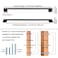 KOOFIZO 10 Pack 11516 Inch Matte Black Kitchen Cabinet Pulls Black Cabinet Handles Black Cabinet Hardware for Kitchen Cabinets Drawer P01 Dresser Cupboard Bedroom Bathroom