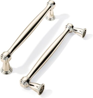 khtumeware 10 Pack Polished Nickel Cabinet Pulls 334 Inch96mm Hole Centers Cabinet Pulls Kitchen Cabinet Hardware for Cupboard Drawer Handles Dresser Pulls