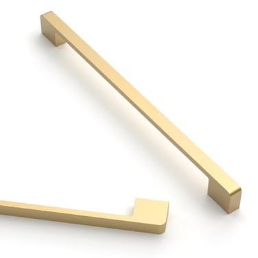 Asidrama 10 Pack 10 Inch256mm Brushed Gold Kitchen Cabinet Handles Cabinet Pulls Kitchen Cabinet Hardware for Cupboard Drawer Handles Dresser Pulls