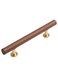 JIASENBAO Brown Leather Drawer Pulls 5 Pack 378 96mm Hole Center Leather Dresser knobs Pulls for Kitchen Drawers Bathroom Dressers Cabinet Knobs