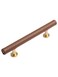 JIASENBAO Brown Leather Drawer Pulls 5 Pack 378 96mm Hole Center Leather Dresser knobs Pulls for Kitchen Drawers Bathroom Dressers Cabinet Knobs