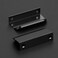 Ravinte Hardware 30 Pack Black Cabinet Handles 315 Inch 80mm Finger Edge Pulls 212 Inch Hole Center Finger Pulls for Cabinets