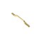 Goo-Ki GooKi 6 Pack Brushed Brass Cabinet Handle Drawer Pulls 3 76mm Hole Modern Bar Handles Pull Kitchen Cabinet Hardware for Dresser Cupboard Bathroom Wardrobe 1751TLS76