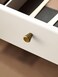 JIASENBAO 10 Pack Antique Brass Cabinet Knobs Vintage Round Dresser Knobs Kitchen Cupboard Bathroom Drawer Knobs Cabinet Hardware Zinc Alloy