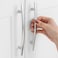 ASKANO 10 Pack 5 Inch Hole Centers Curved Polished Chrome Cabinet Pulls Chrome Cabinet Handles Chrome Kitchen Hardware for Cabinets ZP2204 Drawers Bedroom Dresser Bathroom Vanity Cupboard Closet