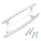 ASKANO 10 Pack 5 Inch Hole Centers Curved Polished Chrome Cabinet Pulls Chrome Cabinet Handles Chrome Kitchen Hardware for Cabinets ZP2204 Drawers Bedroom Dresser Bathroom Vanity Cupboard Closet