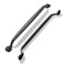 CABDM 5 Pack 12 Inch 305mm Hole Center Rustic Black Iron Cabinet PullsAntique Black Hammered Kitchen Cabinet Hardware Vintage Pulls for Drawers