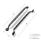 CABDM 5 Pack 12 Inch 305mm Hole Center Rustic Black Iron Cabinet PullsAntique Black Hammered Kitchen Cabinet Hardware Vintage Pulls for Drawers