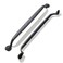 CABDM 5 Pack 12 Inch 305mm Hole Center Rustic Black Iron Cabinet PullsAntique Black Hammered Kitchen Cabinet Hardware Vintage Pulls for Drawers