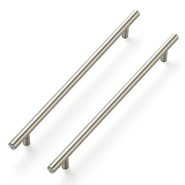 Ravinte 1212 Inch Cabinet Handles Brushed Nickel Stainless Steel Kitchen Cupboard Hardware Cabinet Handles 10 Hole Center 4 Pack