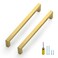 Ravinte Gold Cabinet Pulls Brushed Brass Kitchen Cabinet Handles Come with Screwdriver 8 in Hole Center 5 Pack